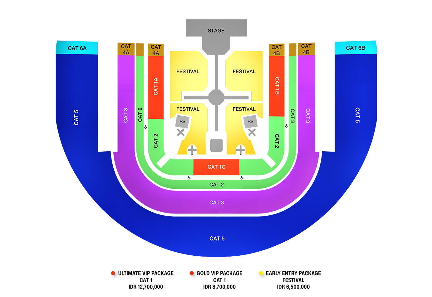 Jakarta Seat Map